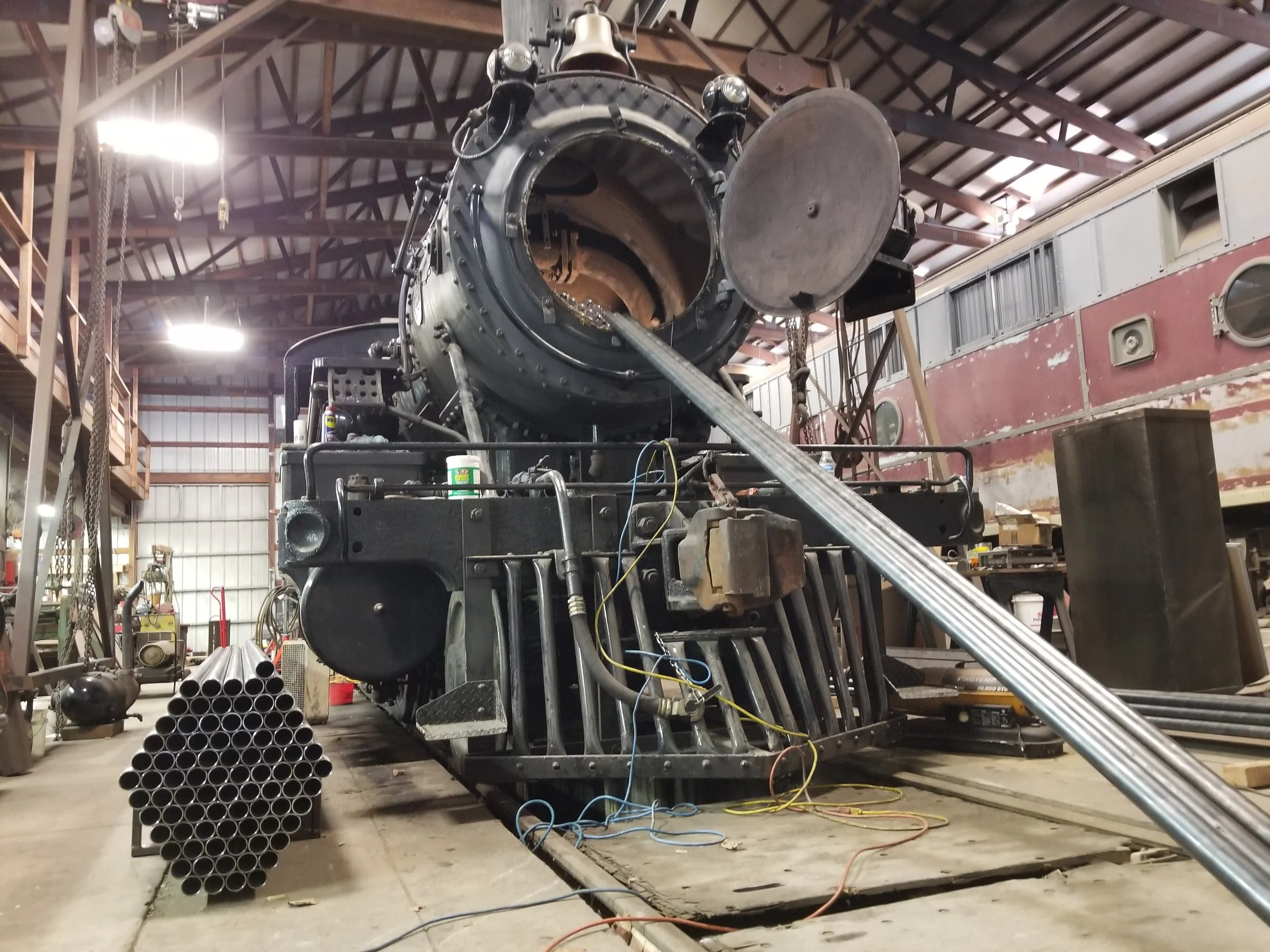 Southern #401 15-Year Inspection — Monticello Railway Museum